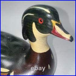 Big Sky Carvers Decoys 10 Wood Drake Duck Decoy Signed Pre Owned