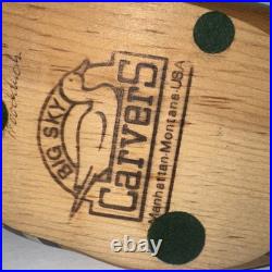 Big Sky Carvers Decoys 10 Wood Drake Duck Decoy Signed Pre Owned