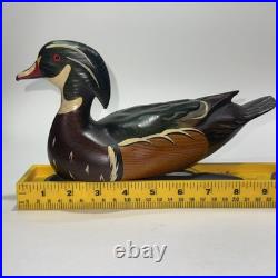 Big Sky Carvers Decoys 10 Wood Drake Duck Decoy Signed Pre Owned
