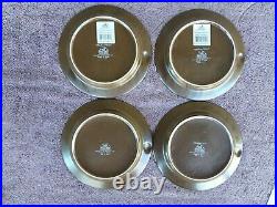 Big Sky Carvers Deer Antler Salad Plates Shedhorn Collection 8 3/8 Set of 4