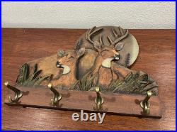 Big Sky Carvers Deer/ Elk Woodland Themed Hanging Coat/Hat Rack