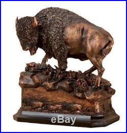 Big Sky Carvers / Demdaco Buffalo Figurine (Icon) hand-cast # B5220022