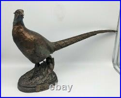 Big Sky Carvers Dick Idol Collection High Alert Pheasant Bird Birds Faux Bronze