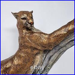 Big Sky Carvers-Dick Idol Collection-High Country Drifter Cougar, 17H Sculpture