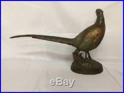 Big Sky Carvers Dick Idol Pheasant Bird Sculpture High Alert Serial# A-1271