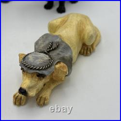 Big Sky Carvers Dog Nativity Set 9 Pc Christmas Scene Canine Figures