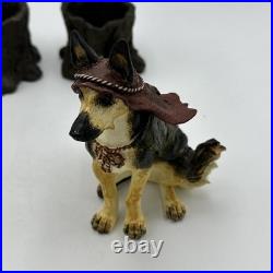 Big Sky Carvers Dog Nativity Set 9 Pc Christmas Scene Canine Figures