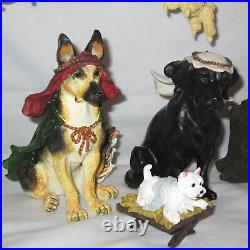 Big Sky Carvers Dogtivity 9 Pc Dog Christmas Nativity Scene Figurine Set Canine