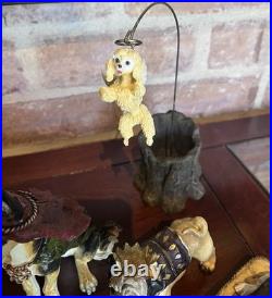 Big Sky Carvers Dogtivity Canine Dog Nativity 15 Piece Set 1 & 2 Mint