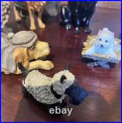 Big Sky Carvers Dogtivity Canine Dog Nativity 15 Piece Set 1 & 2 Mint