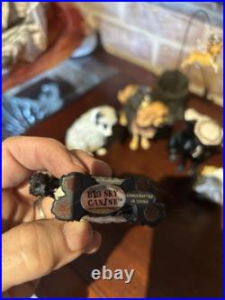 Big Sky Carvers Dogtivity Canine Dog Nativity 15 Piece Set 1 & 2 Mint