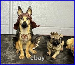 Big Sky Carvers Dogtivity Dog Nativity Lot of 4 Please Read