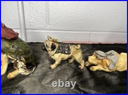 Big Sky Carvers Dogtivity Dog Nativity Lot of 4 Please Read