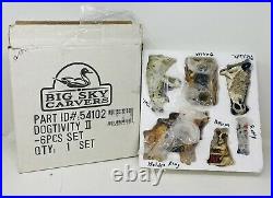 Big Sky Carvers Dogtivity Holiday Figures Set Part Number #54101 & #54102 With Box