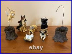 Big Sky Carvers Dogtivity I Canine Dog Nativity 8 Piece Set Christmas READ