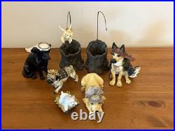 Big Sky Carvers Dogtivity I Canine Dog Nativity 8 Piece Set Christmas READ