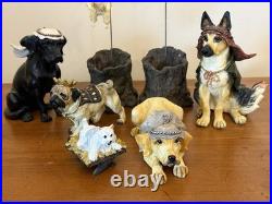 Big Sky Carvers Dogtivity I Canine Dog Nativity 8 Piece Set Christmas READ