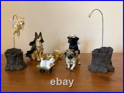 Big Sky Carvers Dogtivity I Canine Dog Nativity 8 Piece Set Christmas READ