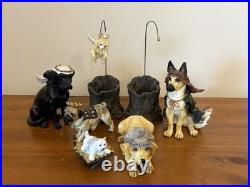 Big Sky Carvers Dogtivity I Canine Dog Nativity 8 Piece Set Christmas READ