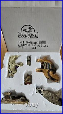 Big Sky Carvers Dogtivity Set 1 and 2 with Nativity Archway