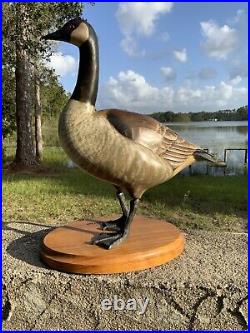 Big Sky Carvers Don Profota Goose Decoy Wood Sculpture