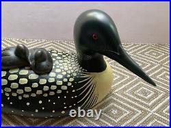 Big Sky Carvers Don Profota Loon Duck And Ducklings Sculpture Masters' Edition