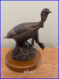 Big Sky Carvers Double Take Turkey Statue Art Sculpture By Bradford Williams