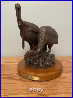Big Sky Carvers Double Take Turkey Statue Art Sculpture By Bradford Williams