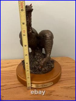 Big Sky Carvers Double Take Turkey Statue Art Sculpture By Bradford Williams