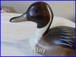 Big Sky Carvers Duck Decoy Hand Carved Pintail Drake SIgned 19 3/4
