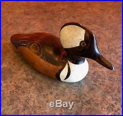 Big Sky Carvers Duck Decoy Hand Carved Wood Signed D A Calloway 1983