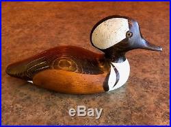 Big Sky Carvers Duck Decoy Hand Carved Wood Signed D A Calloway 1983
