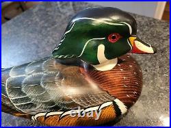 Big Sky Carvers Duck Decoy Handcrafted & Painted Figure Signed Thomas Chandler