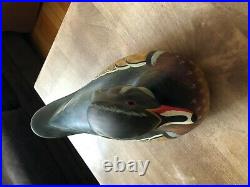 Big Sky Carvers Duck Decoy Signed Carved Wood Duck Hand Painted