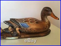 Big Sky Carvers Duck Ducklings Wood Decoy Sculpture Ken White 170/1250