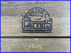 Big Sky Carvers Duck Woodland Themed Hanging Coat/Hat Rack 80s Vintage Hunting