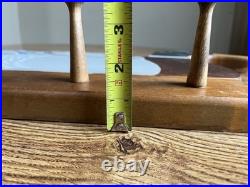 Big Sky Carvers Duck Woodland Themed Hanging Coat/Hat Rack 80s Vintage Hunting