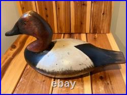 Big Sky Carvers Ducks Unlimited Canvasback Decoy, Signed Krissy Dunham
