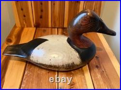 Big Sky Carvers Ducks Unlimited Canvasback Decoy, Signed Krissy Dunham