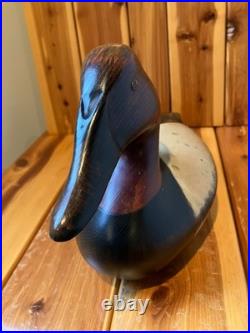 Big Sky Carvers Ducks Unlimited Canvasback Decoy, Signed Krissy Dunham