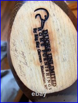Big Sky Carvers, Ducks Unlimited Hand Carved Ruddy Duck