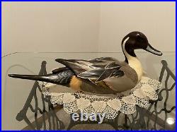 Big Sky Carvers Ducks Unlimited Pintail Decoy By World Champ Carver John Gewerth