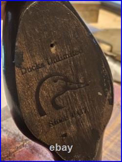 Big Sky Carvers Ducks Unlimited Wood Duck Drake Decoy