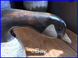 Big Sky Carvers Early Wooden Carved Canada Goose Signed Rare