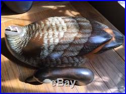 Big Sky Carvers Early Wooden Carved Canadian Goose Signed Rare