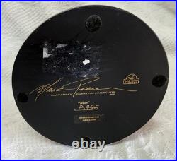 Big Sky Carvers Edge of Winter by Marc Pierce A445 on Wood Base Mos Bull Moose