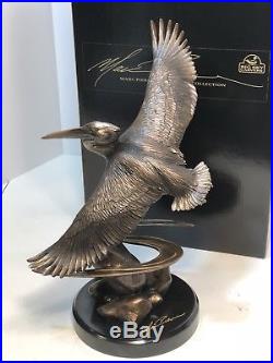Big Sky Carvers Exclusive Marc Pierce Hang Glider Pelican Sculpture, NEW in Box