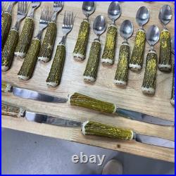 Big Sky Carvers Faux Antler Flatware Set Large Lot