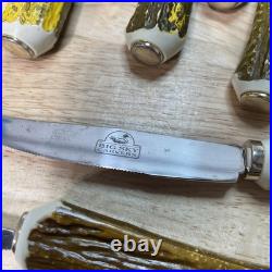 Big Sky Carvers Faux Antler Flatware Set Large Lot