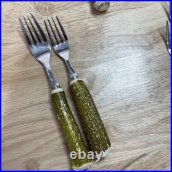 Big Sky Carvers Faux Antler Flatware Set Large Lot